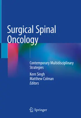 Singh / Colman |  Surgical Spinal Oncology | eBook | Sack Fachmedien
