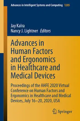 Kalra / Lightner | Advances in Human Factors and Ergonomics in Healthcare and Medical Devices | E-Book | sack.de