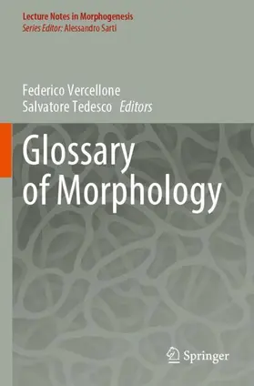 Tedesco / Vercellone |  Glossary of Morphology | Buch |  Sack Fachmedien