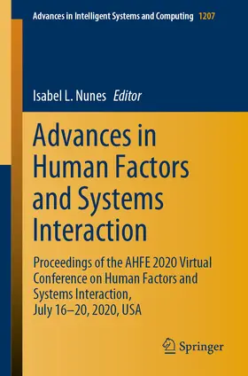 Nunes | Advances in Human Factors and Systems Interaction | E-Book | sack.de