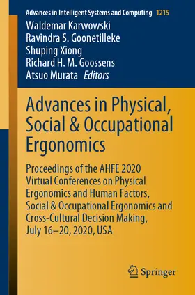 Karwowski / Goonetilleke / Xiong | Advances in Physical, Social & Occupational Ergonomics | E-Book | sack.de