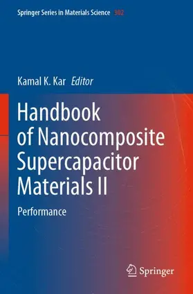 Kar |  Handbook of Nanocomposite Supercapacitor Materials II | Buch |  Sack Fachmedien