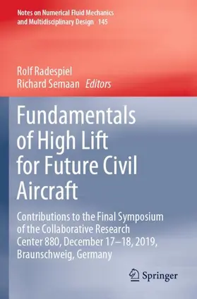 Semaan / Radespiel |  Fundamentals of High Lift for Future Civil Aircraft | Buch |  Sack Fachmedien