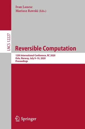 Lanese / Rawski |  Reversible Computation | Buch |  Sack Fachmedien