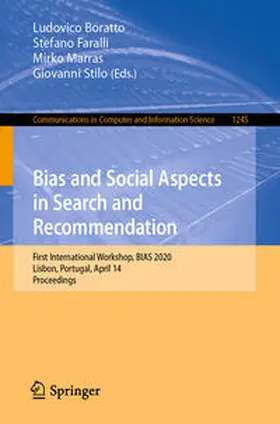 Boratto / Faralli / Marras |  Bias and Social Aspects in Search and Recommendation | eBook | Sack Fachmedien