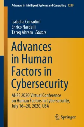 Corradini / Ahram / Nardelli |  Advances in Human Factors in Cybersecurity | Buch |  Sack Fachmedien