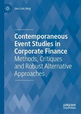 Jeng |  Contemporaneous Event Studies in Corporate Finance | Buch |  Sack Fachmedien