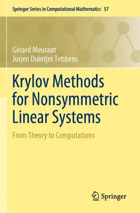 Duintjer Tebbens / Meurant |  Krylov Methods for Nonsymmetric Linear Systems | Buch |  Sack Fachmedien