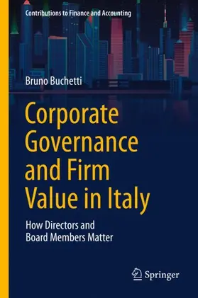 Buchetti |  Corporate Governance and Firm Value in Italy | Buch |  Sack Fachmedien