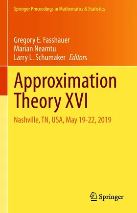 Fasshauer / Neamtu / Schumaker |  Approximation Theory XVI | eBook | Sack Fachmedien