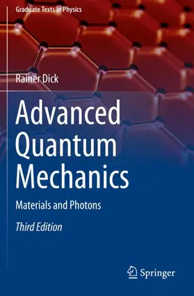 Dick |  Advanced Quantum Mechanics | Buch |  Sack Fachmedien