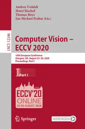 Vedaldi / Bischof / Brox |  Computer Vision – ECCV 2020 | eBook | Sack Fachmedien