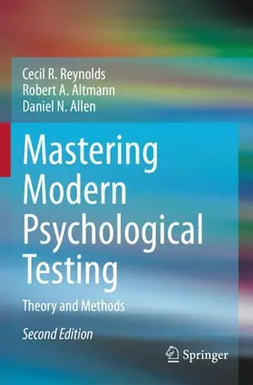 Reynolds / Allen / Altmann |  Mastering Modern Psychological Testing | Buch |  Sack Fachmedien