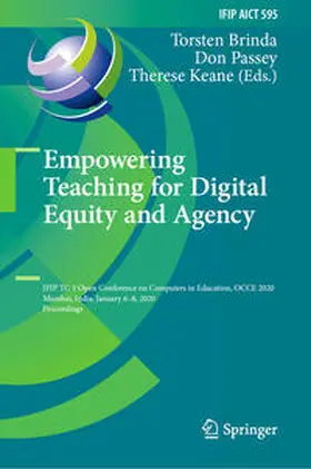 Brinda / Passey / Keane | Empowering Teaching for Digital Equity and Agency | E-Book | sack.de