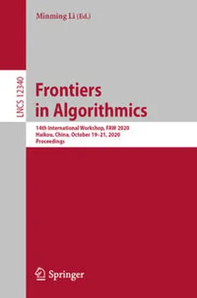Li |  Frontiers in Algorithmics | eBook | Sack Fachmedien