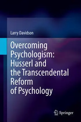 Davidson | Overcoming Psychologism: Husserl and the Transcendental Reform of Psychology | E-Book | sack.de