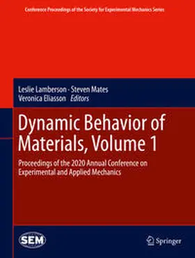 Lamberson / Mates / Eliasson | Dynamic Behavior of Materials, Volume 1 | E-Book | sack.de