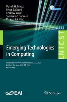 Miraz / Excell / Ware |  Emerging Technologies in Computing | eBook | Sack Fachmedien
