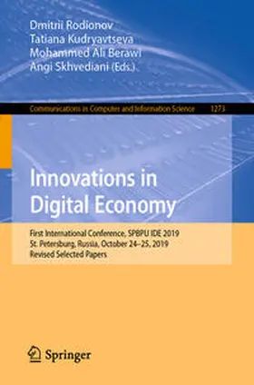 Rodionov / Kudryavtseva / Berawi | Innovations in Digital Economy | E-Book | sack.de