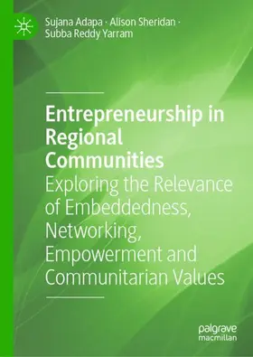 Adapa / Yarram / Sheridan |  Entrepreneurship in Regional Communities | Buch |  Sack Fachmedien