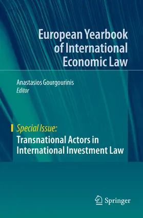 Gourgourinis |  Transnational Actors in International Investment Law | Buch |  Sack Fachmedien