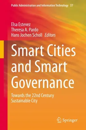 Estevez / Scholl / Pardo |  Smart Cities and Smart Governance | Buch |  Sack Fachmedien