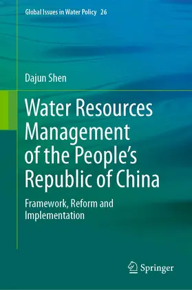 Shen |  Water Resources Management of the People's Republic of China | Buch |  Sack Fachmedien