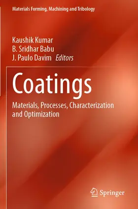 Kumar / Davim / Babu |  Coatings | Buch |  Sack Fachmedien