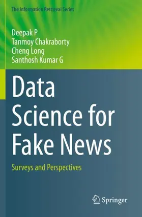 P / G / Chakraborty |  Data Science for Fake News | Buch |  Sack Fachmedien