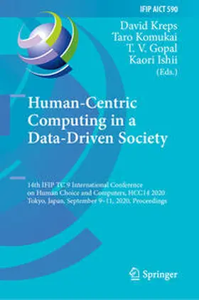 Kreps / Komukai / Gopal | Human-Centric Computing in a Data-Driven Society | E-Book | sack.de