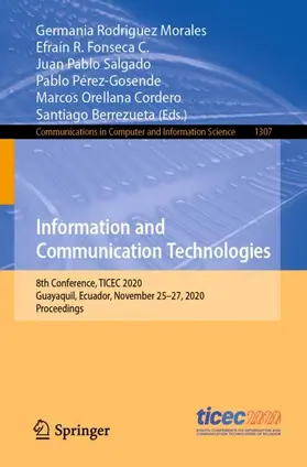 Rodriguez Morales / Fonseca C. / Salgado |  Information and Communication Technologies | Buch |  Sack Fachmedien