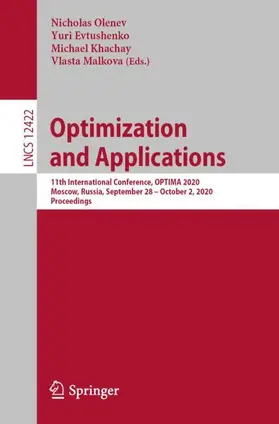 Olenev / Malkova / Evtushenko | Optimization and Applications | Buch | 978-3-030-62866-6 | sack.de