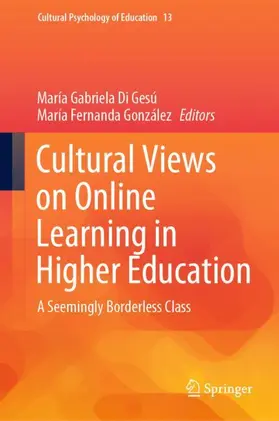 González / Di Gesú |  Cultural Views on Online Learning in Higher Education | Buch |  Sack Fachmedien