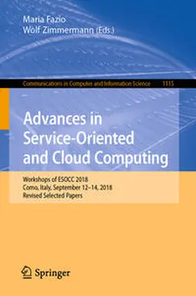 Fazio / Zimmermann | Advances in Service-Oriented and Cloud Computing | E-Book | www2.sack.de