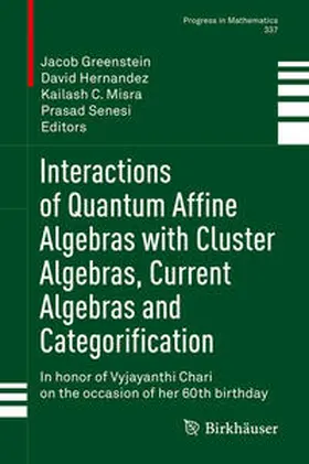 Greenstein / Hernandez / Misra | Interactions of Quantum Affine Algebras with Cluster Algebras, Current Algebras and Categorification | E-Book | sack.de