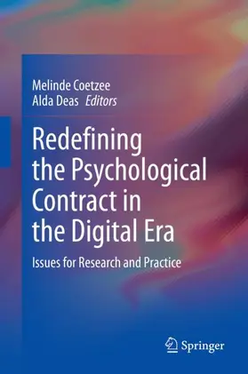 Deas / Coetzee |  Redefining the Psychological Contract in the Digital Era | Buch |  Sack Fachmedien
