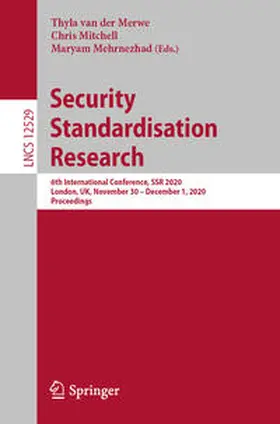 van der Merwe / Mitchell / Mehrnezhad | Security Standardisation Research | E-Book | sack.de
