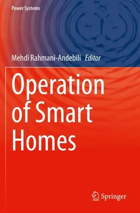Rahmani-Andebili |  Operation of Smart Homes | Buch |  Sack Fachmedien