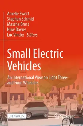 Ewert / Schmid / Vinckx |  Small Electric Vehicles | Buch |  Sack Fachmedien