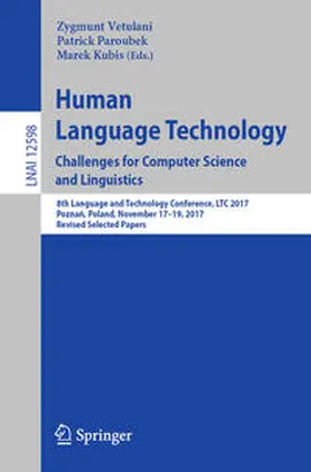 Vetulani / Paroubek / Kubis |  Human Language Technology. Challenges for Computer Science and Linguistics | eBook | Sack Fachmedien