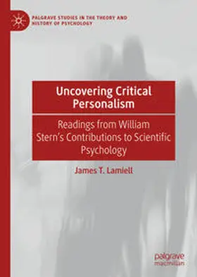 Lamiell |  Uncovering Critical Personalism | eBook | Sack Fachmedien