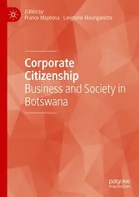 Maphosa / Maunganidze | Corporate Citizenship | E-Book | www2.sack.de