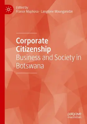 Maunganidze / Maphosa |  Corporate Citizenship | Buch |  Sack Fachmedien