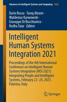Russo / Ahram / Karwowski | Intelligent Human Systems Integration 2021 | E-Book | sack.de
