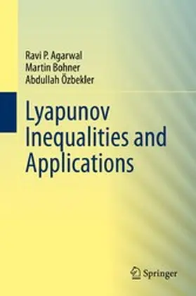 Agarwal / Bohner / Özbekler |  Lyapunov Inequalities and Applications | eBook | Sack Fachmedien