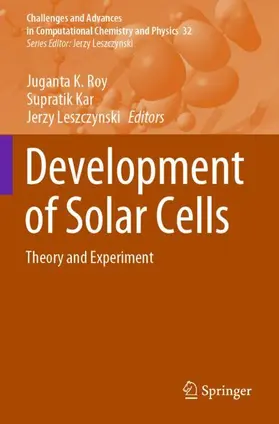 Roy / Leszczynski / Kar |  Development of Solar Cells | Buch |  Sack Fachmedien