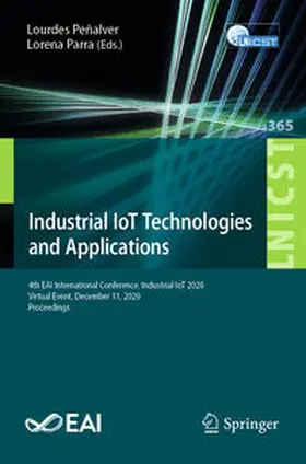 Peñalver / Parra |  Industrial IoT Technologies and Applications | eBook | Sack Fachmedien