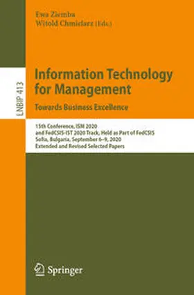 Ziemba / Chmielarz |  Information Technology for Management: Towards Business Excellence | eBook | Sack Fachmedien