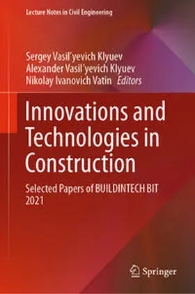 Klyuev / Vatin | Innovations and Technologies in Construction | E-Book | sack.de