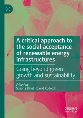 Rudolph / Batel |  A critical approach to the social acceptance of renewable energy infrastructures | Buch |  Sack Fachmedien